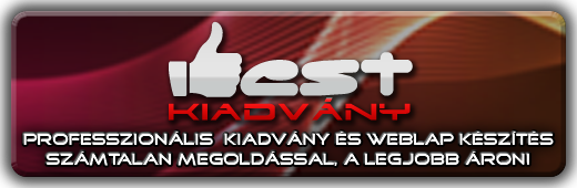 Professzionális kiadványszerkesztés és weblap készítés, 
számtalan megoldással, a legjobb áron! 