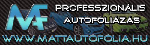 Car Wrapping – Autófóliázás – Karosszéria fóliázás